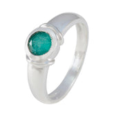 Renata Sophisticated Green Solitaire Ring